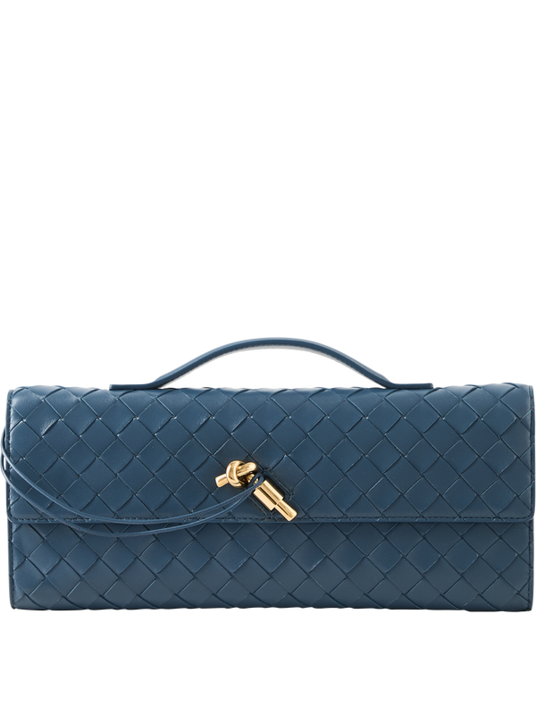 'Andiamo' Blue Venezia Clutch