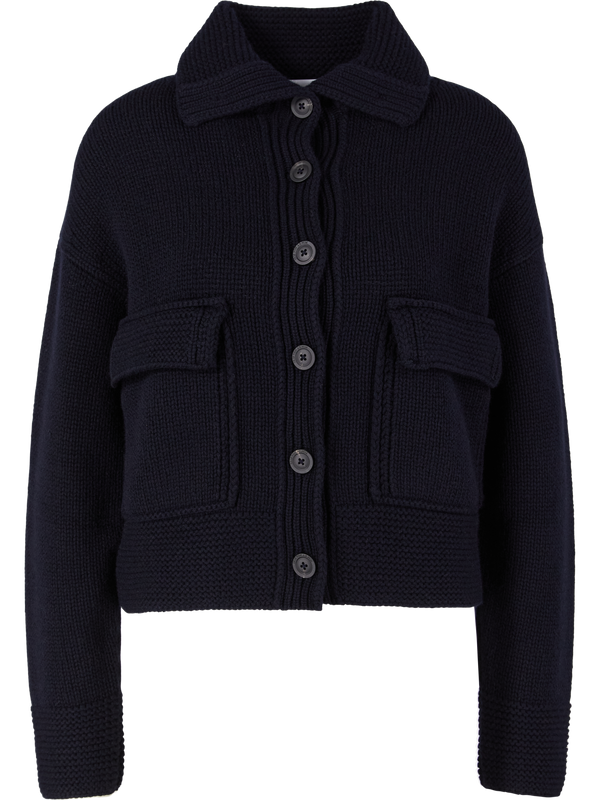 Cashmere-Strickjacke 'Pemira' Navy