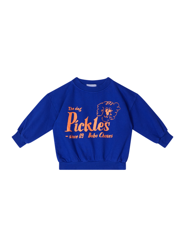 Sweatshirt 'Pickles The Dog' Blau
