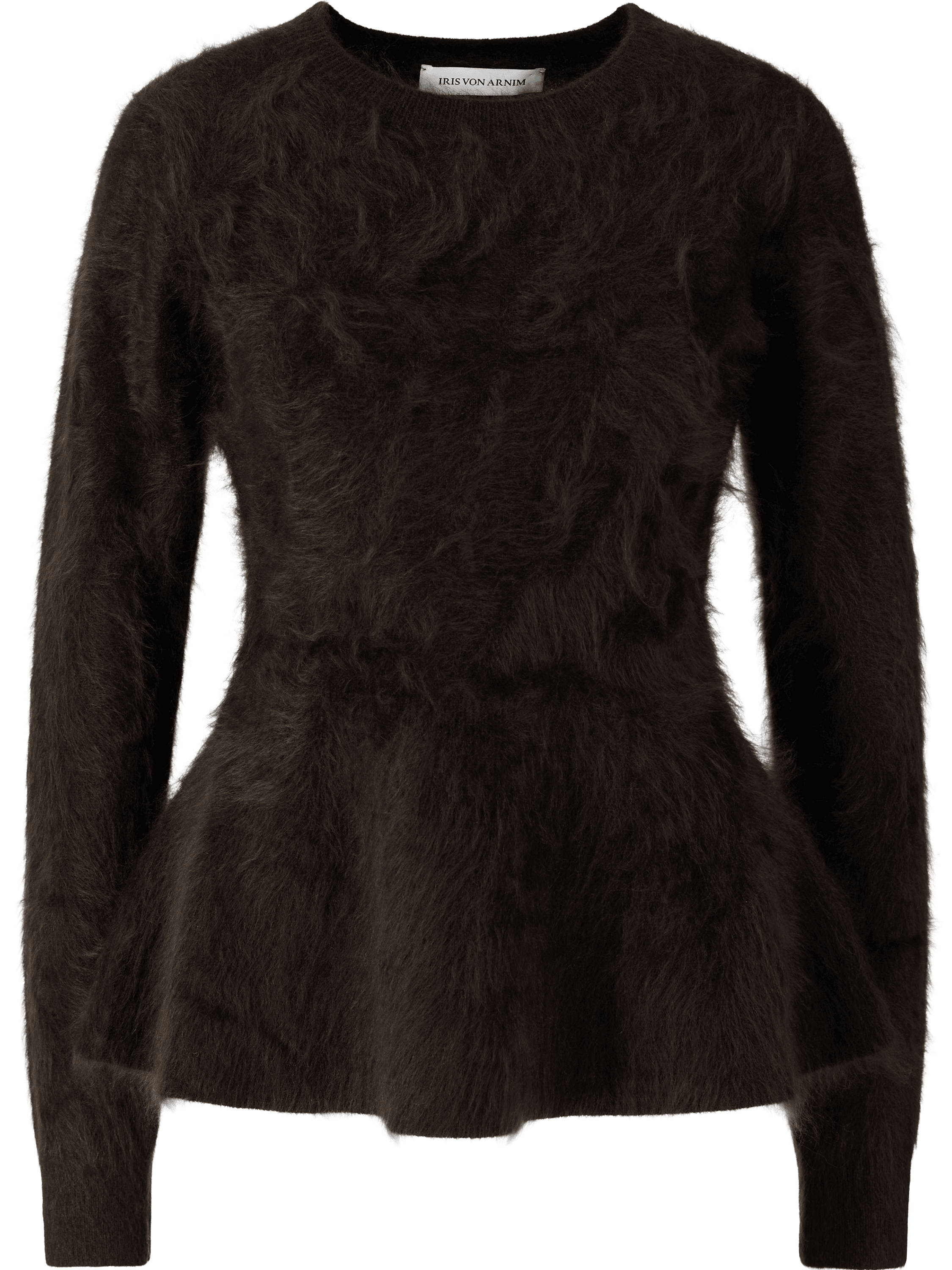 Gebürsteter Cashmere-Pullover 'Kaylin' Schokolade
