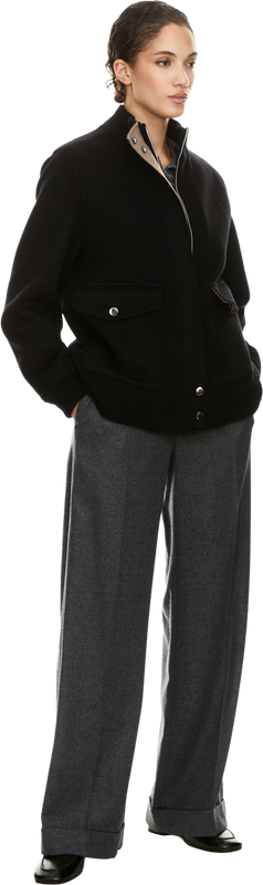 Cashmere Jacke Schwarz