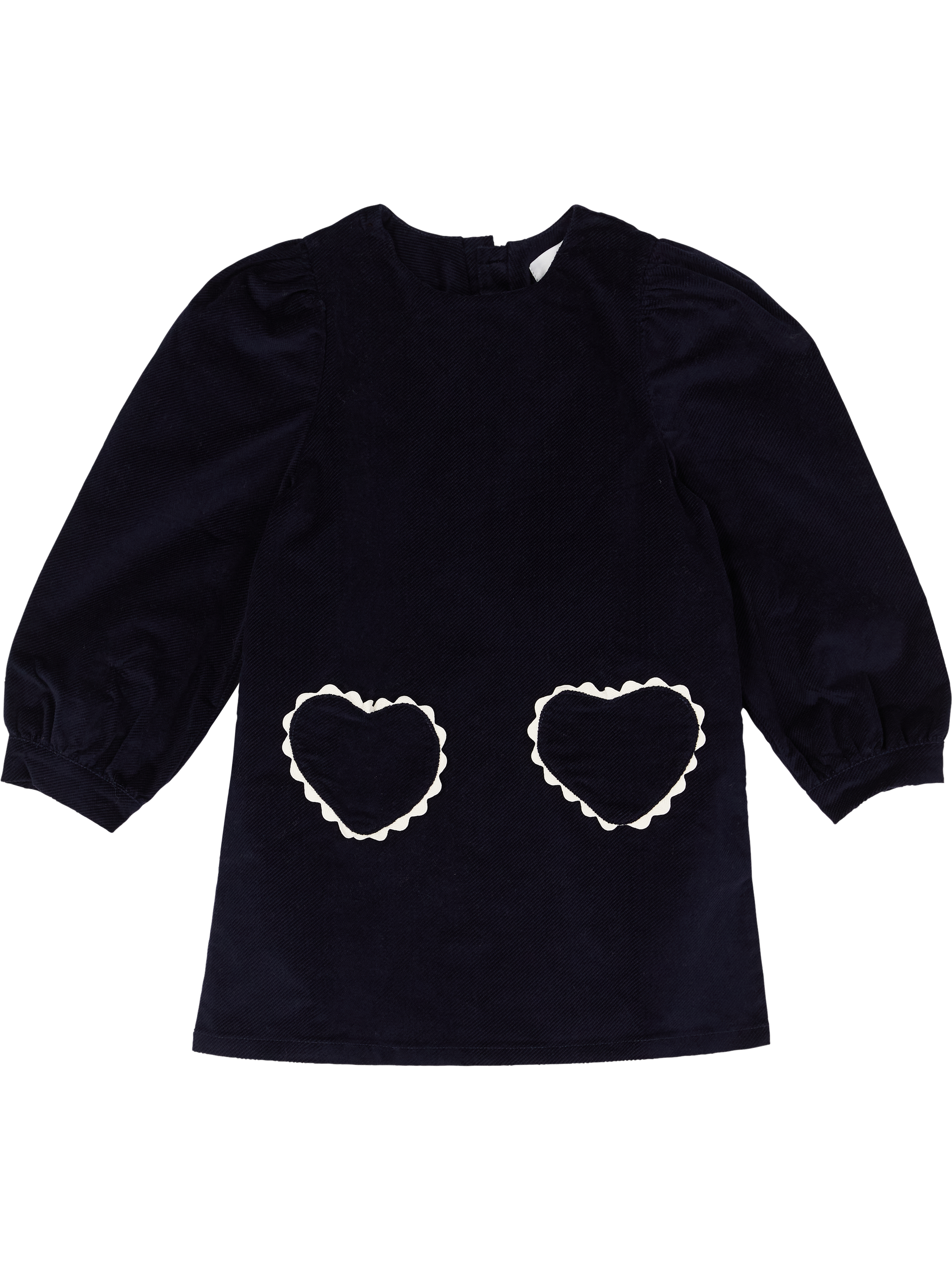 Mipounet 'Clotilde' dress in navy blue velvet, Product view – UNGER.DE
