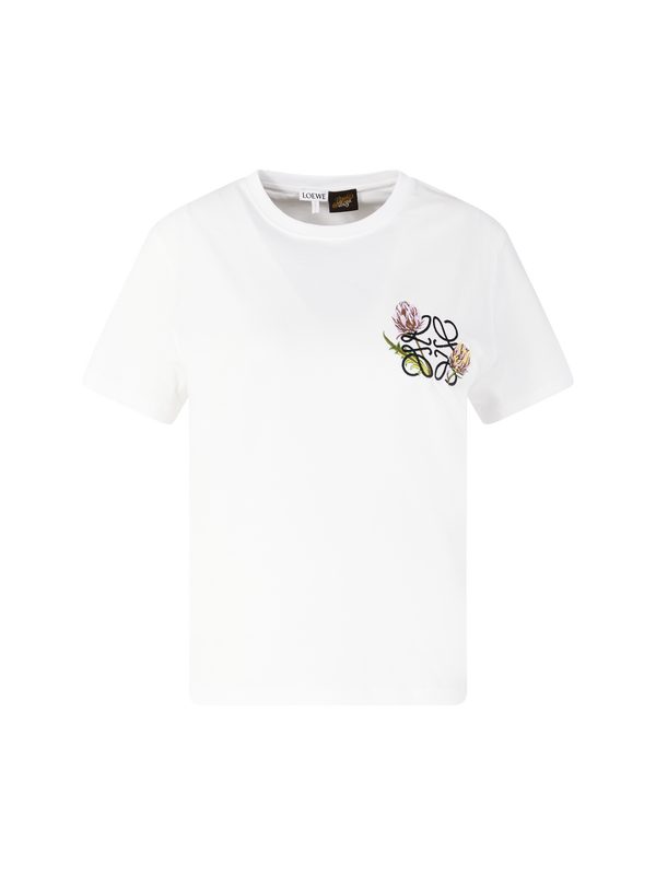 T-Shirt Paula's Ibiza mit Anagram-Stickerei Weiß