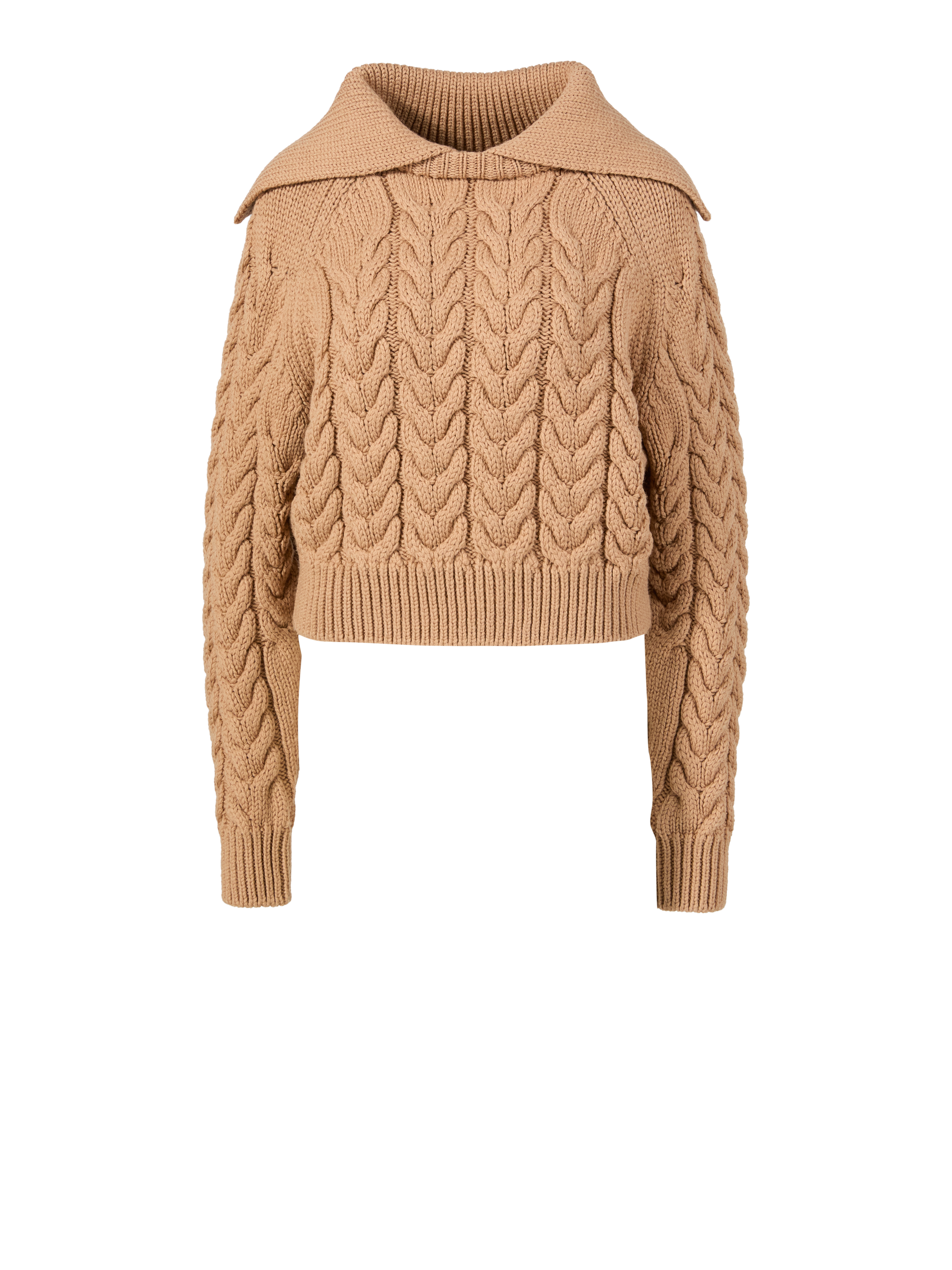 Pullover in Cognac