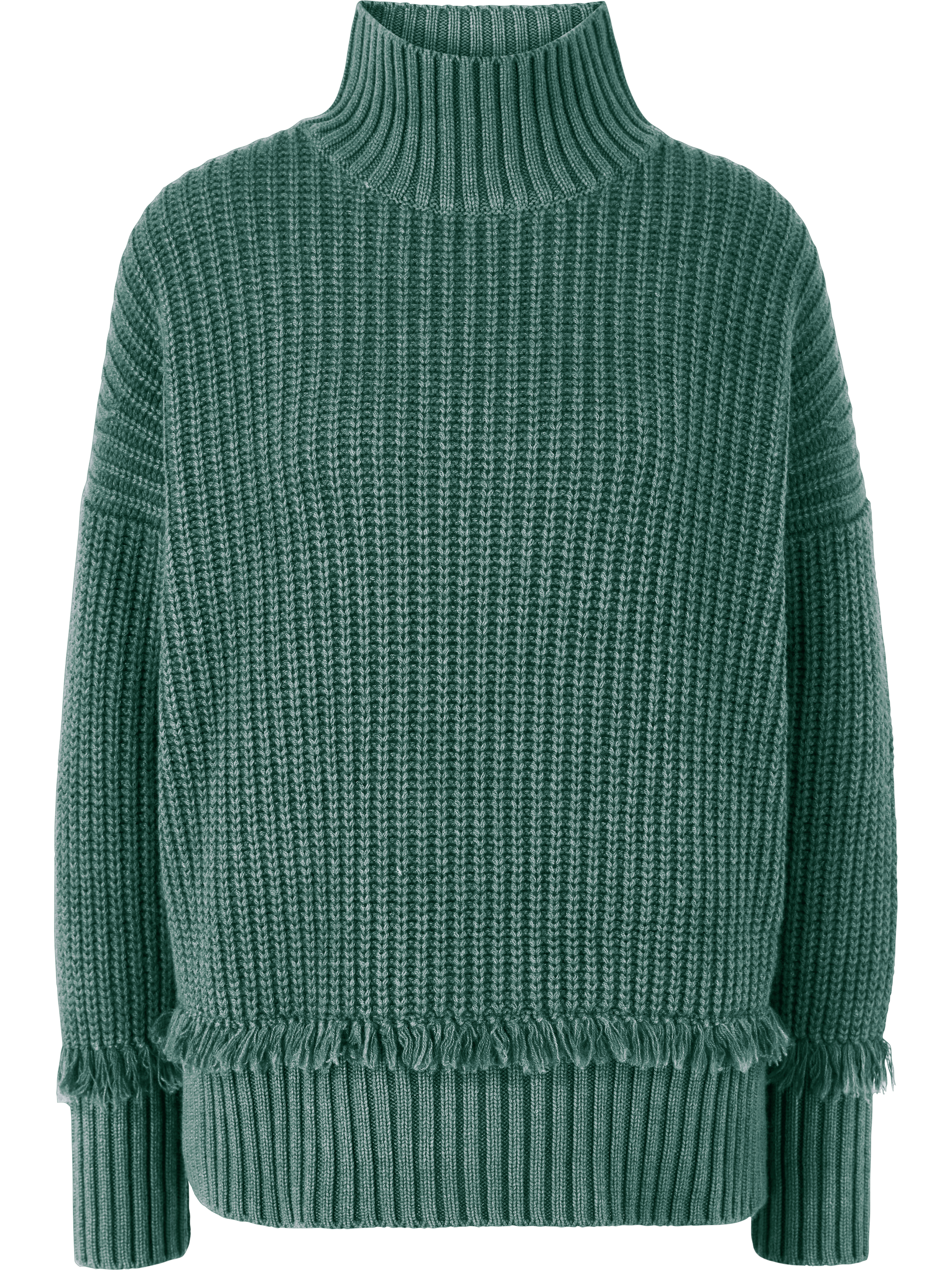 Iris von Arnim 'Panera Frings' Stonewashed Fern Cashmere Jumper, Product view – UNGER.DE