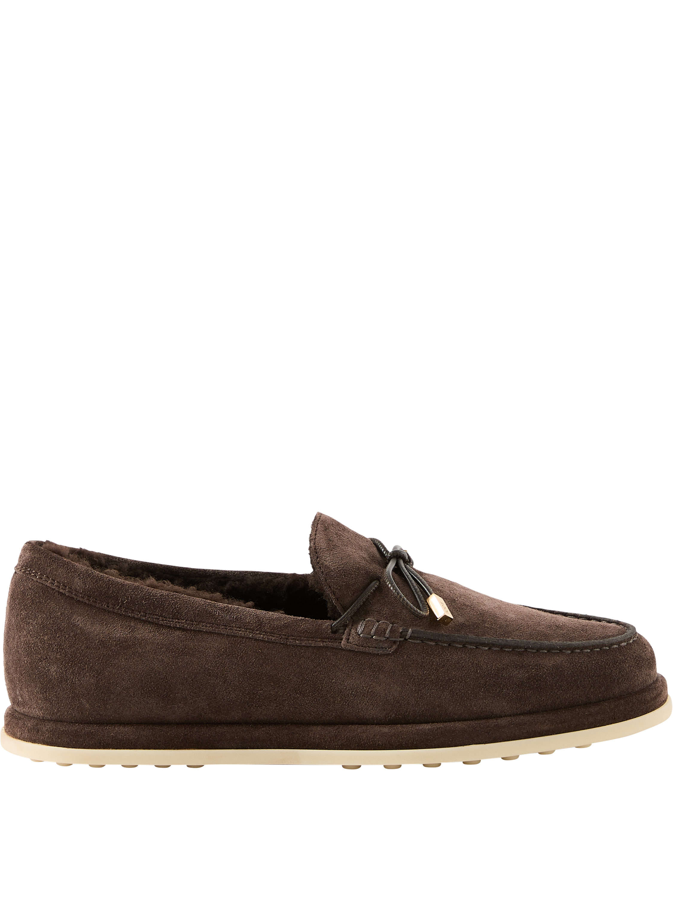 TOD'S Loafer aus Veloursleder Dunkelbraun, Produktansicht – UNGER.DE