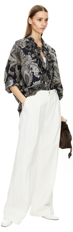 Wide-Leg Jeans 'Ottavia' Weiß