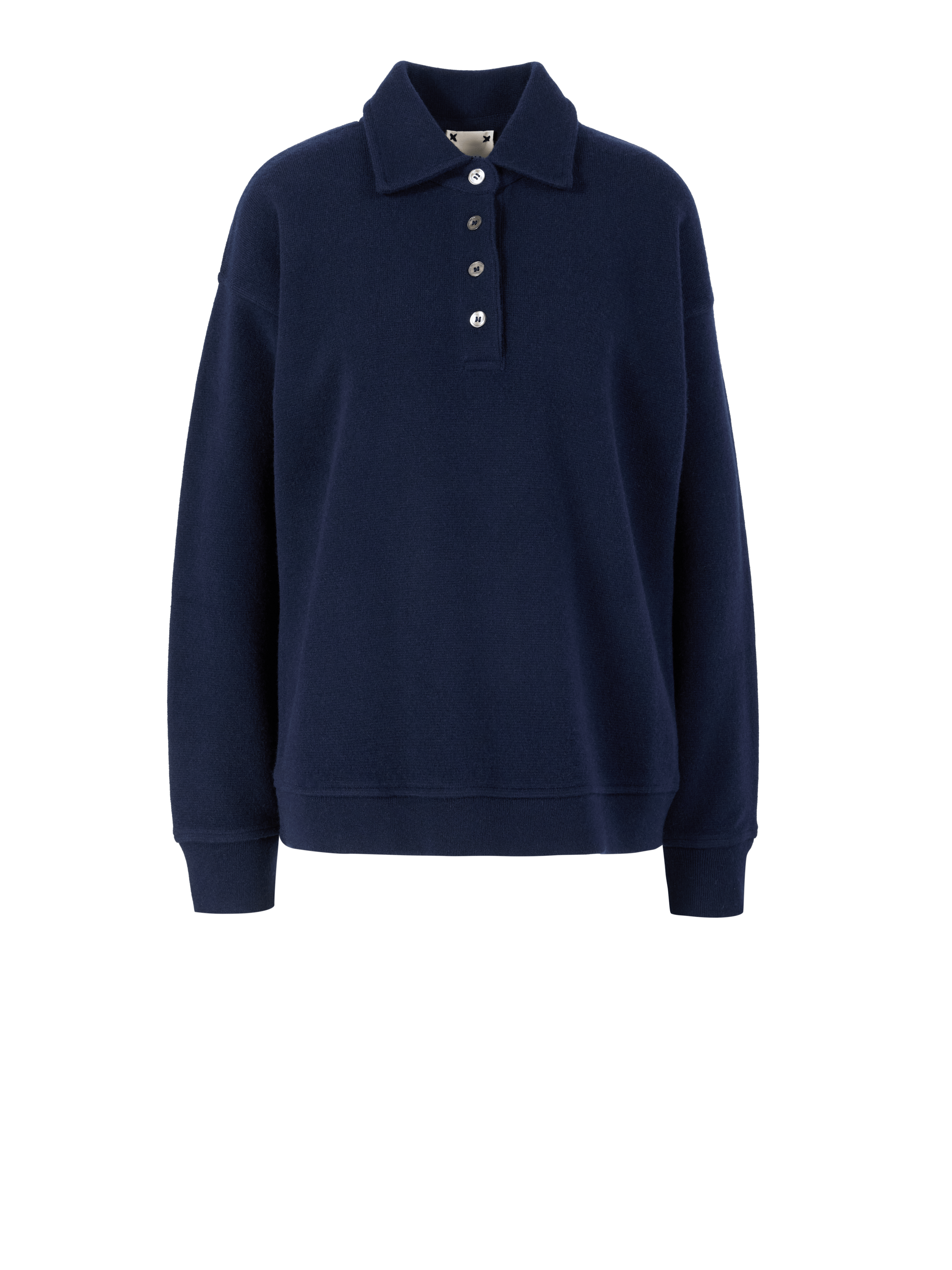 Cashmere jumper navy blue