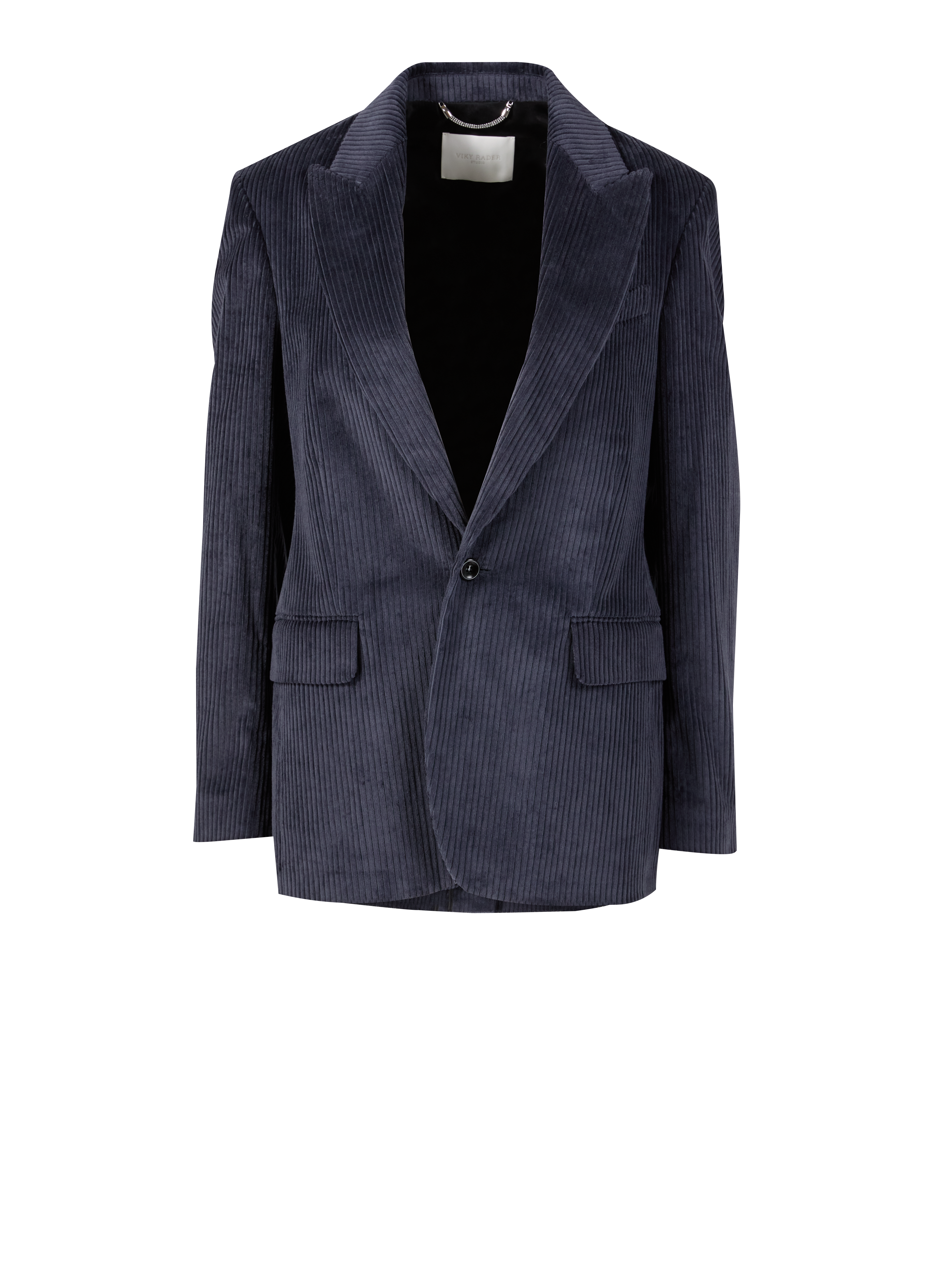 Blazer 'Marlene' grey in corduroy look