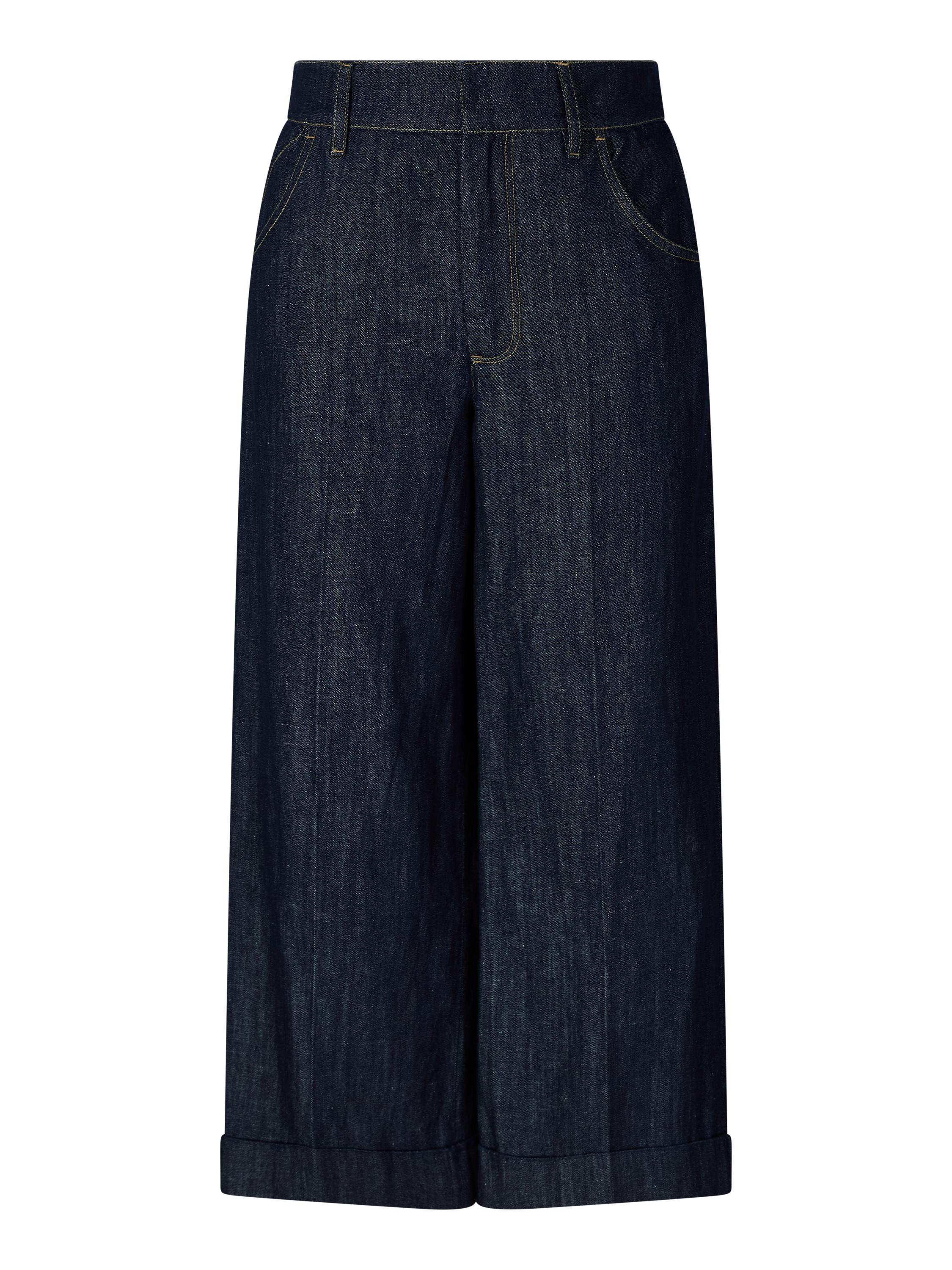 Cropped Jeans 'Efedra' Dunkelblau