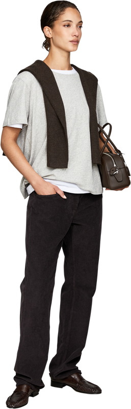 'Dera' Oversized T-shirt, Light Grey