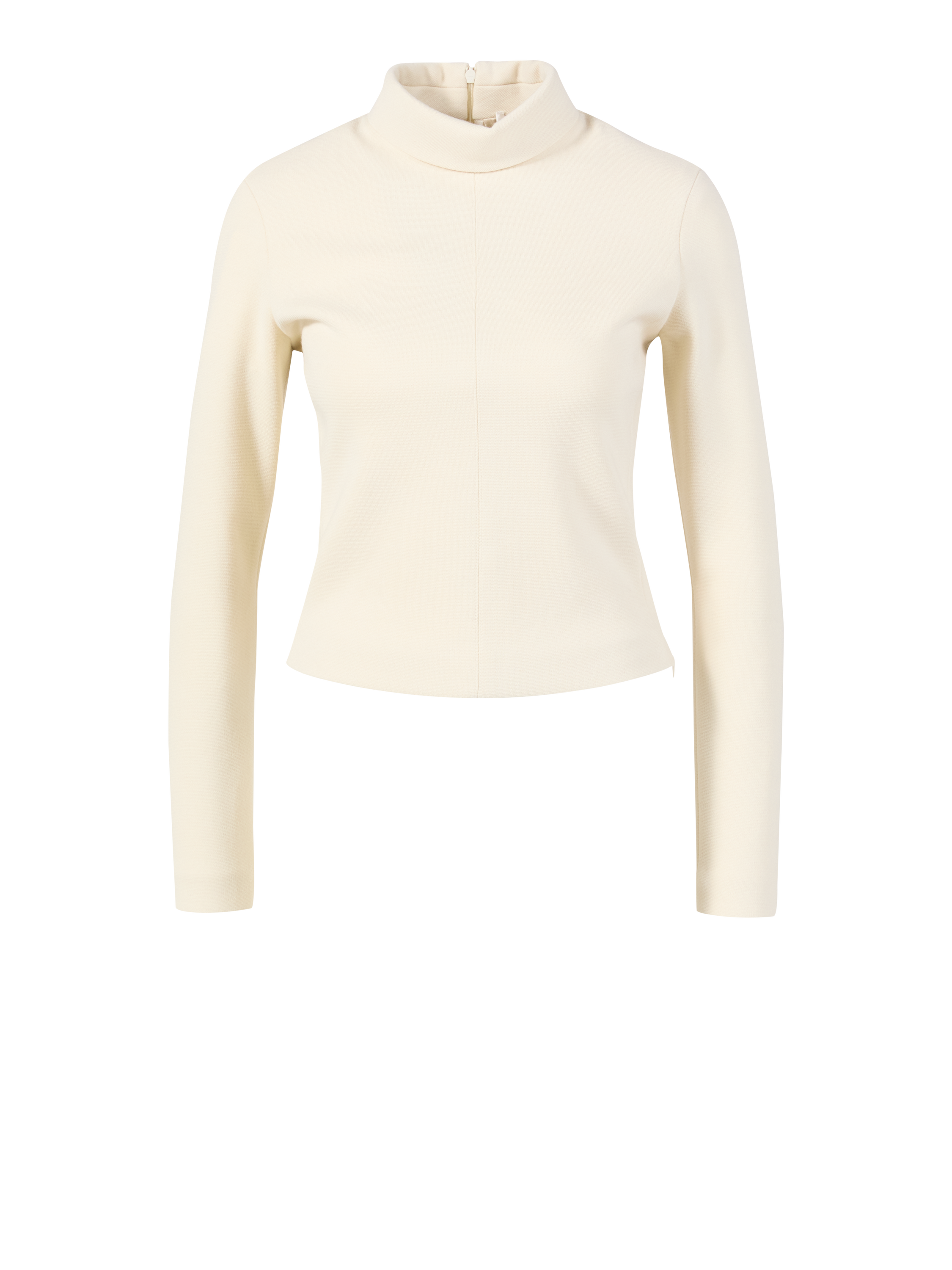 Top aus Wolle Crème