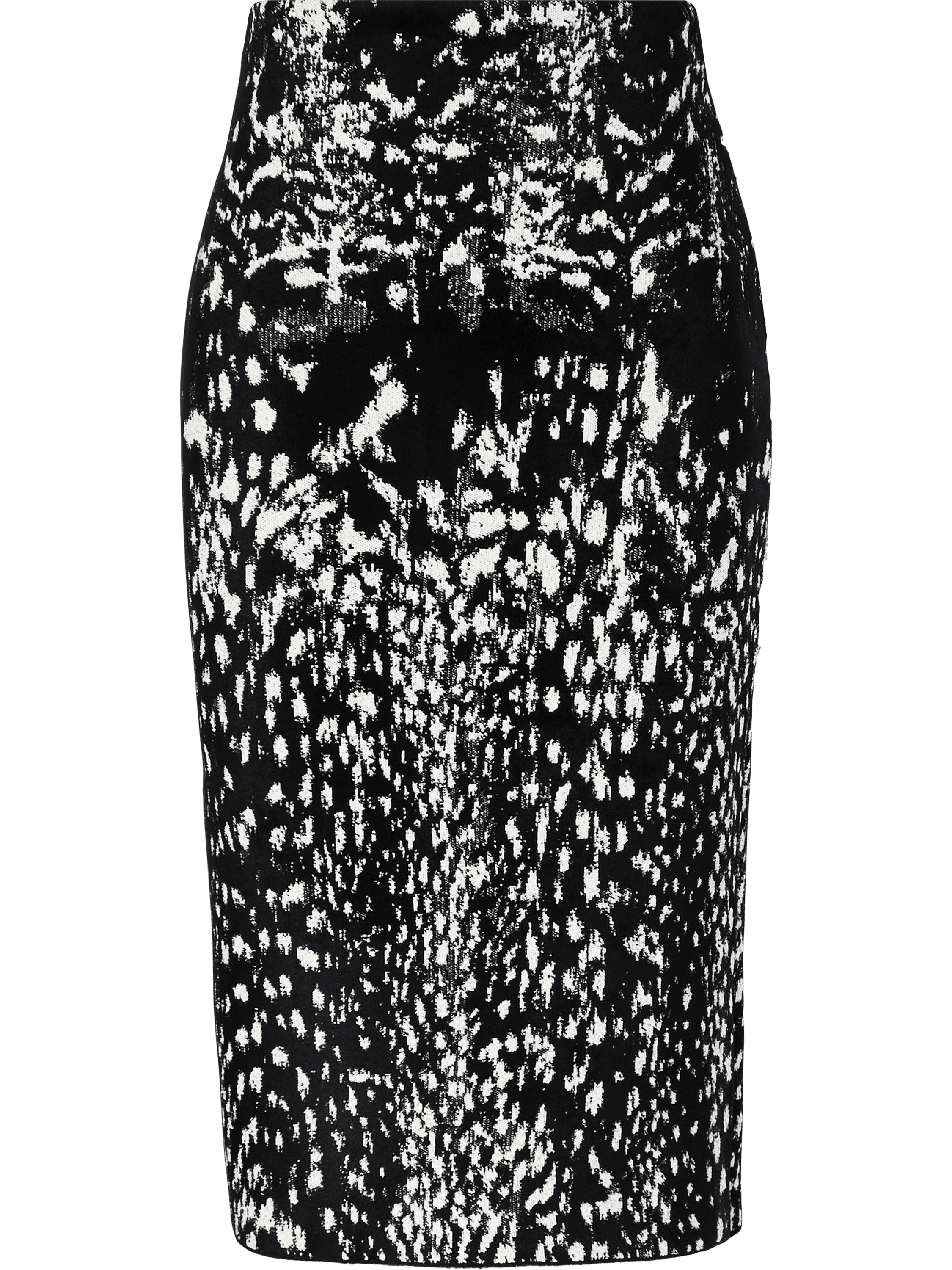 Tom Ford Samtiger Bleistiftrock mit Luchs-Jacquard Schwarz, Produktansicht – UNGER.DE