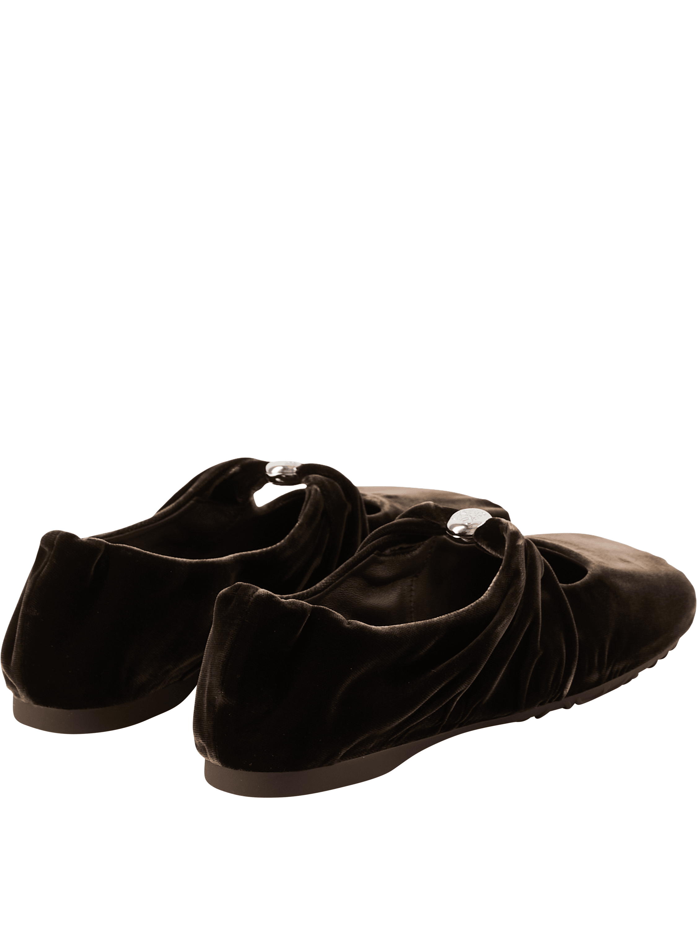 LOEWE Ballerina 'Pebble Soft' Dunkelbraun, Detail view – UNGER.DE