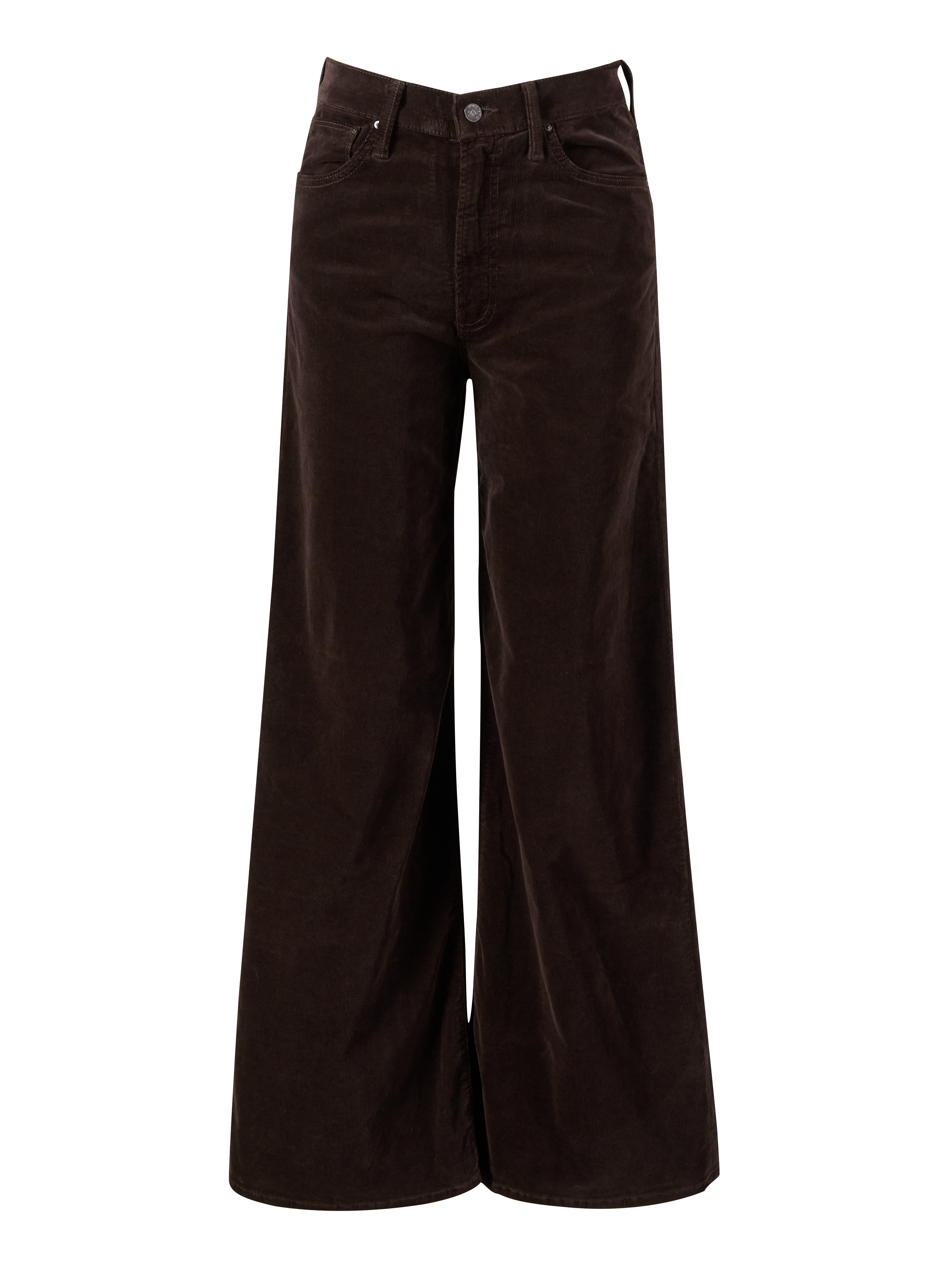 Wide-Leg Cordhose 'The Ditcher Roller Zip Sneak' Braun