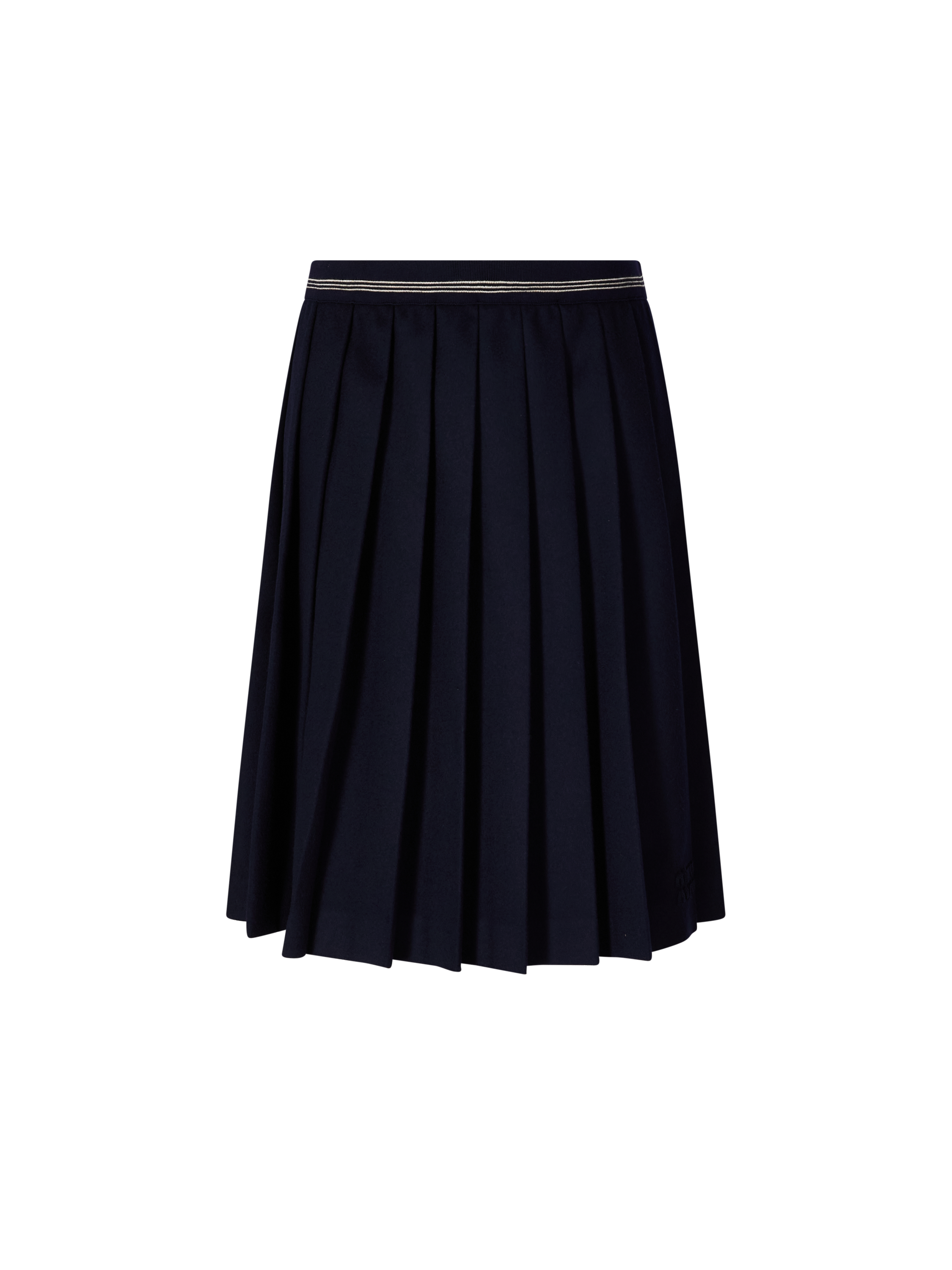 Woll-Cashmere-Rock Marineblau