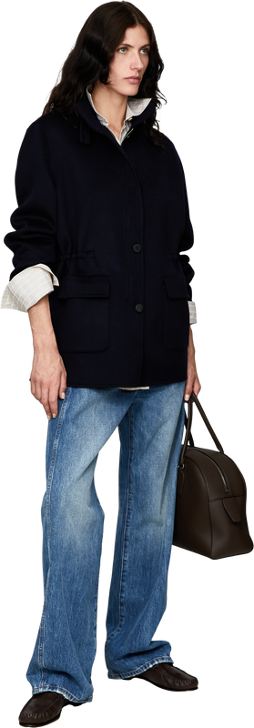 'The Heirloom' Midnight Cashmere Jacket