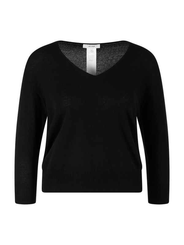 Cashmere-Pullover 'Orchidea' Schwarz