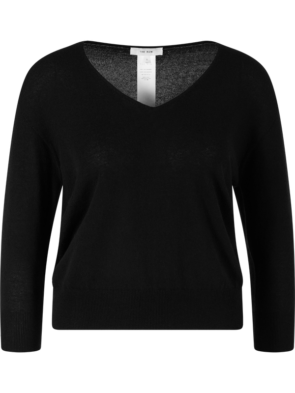 Cashmere-Pullover 'Orchidea' Schwarz