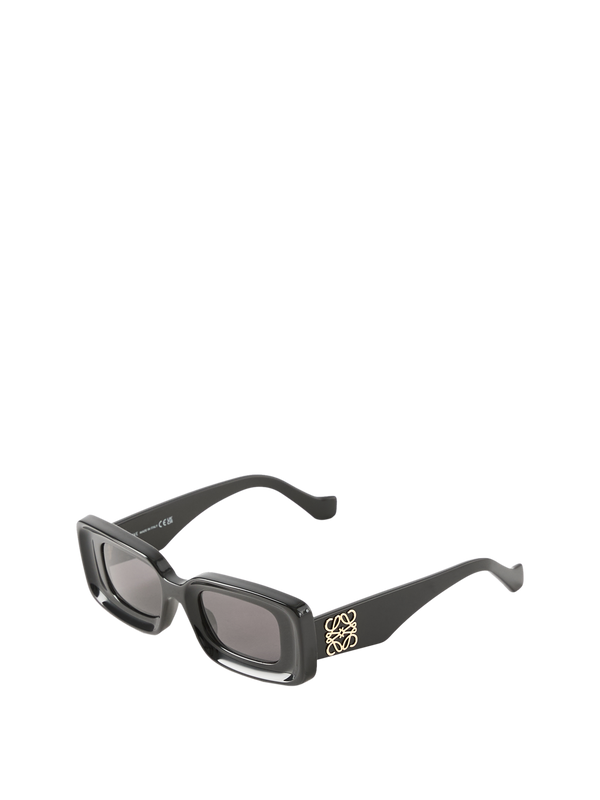 Sonnenbrille 'Rectangular' Schwarz