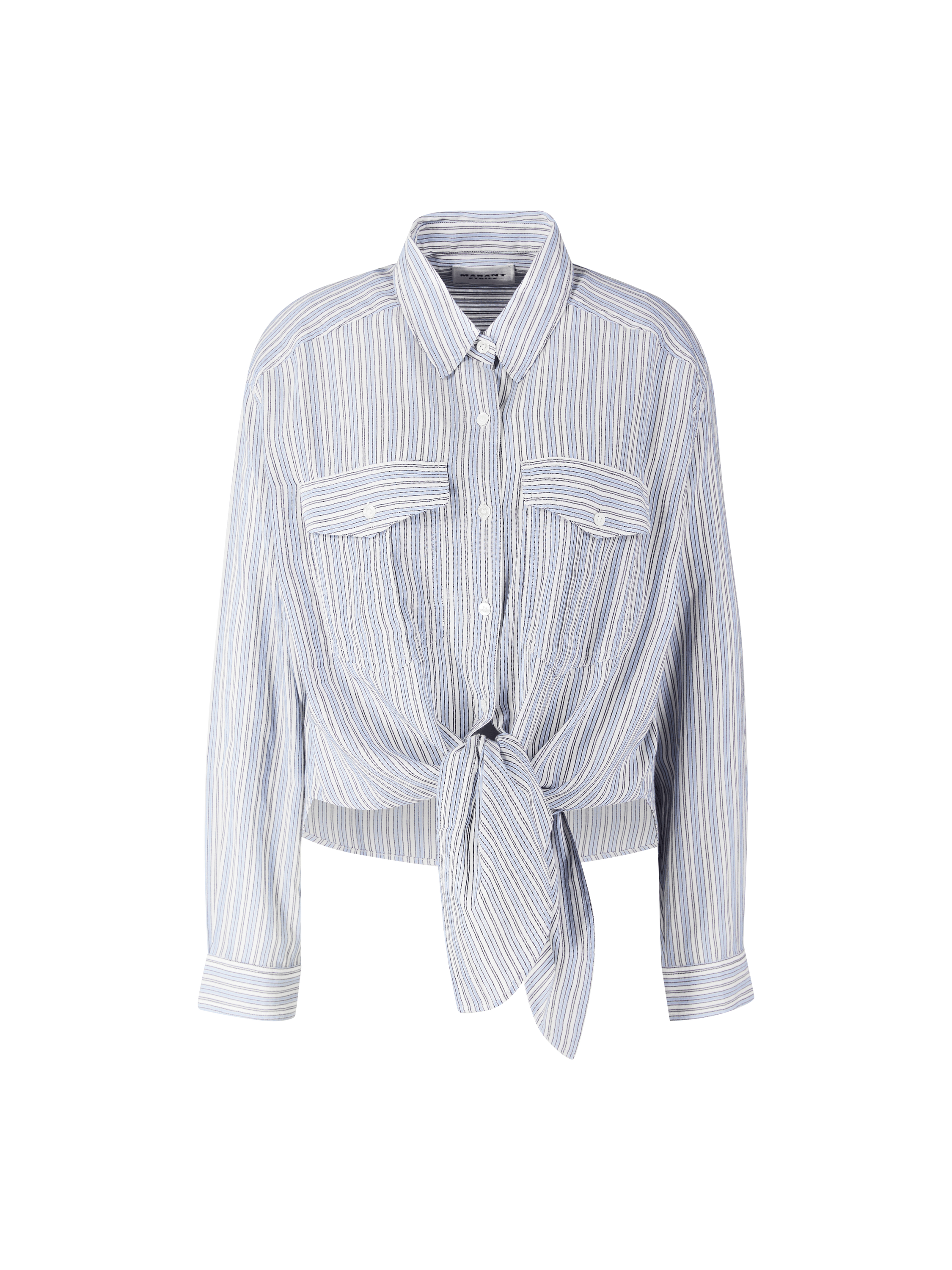 Striped shirt 'Nath' blue