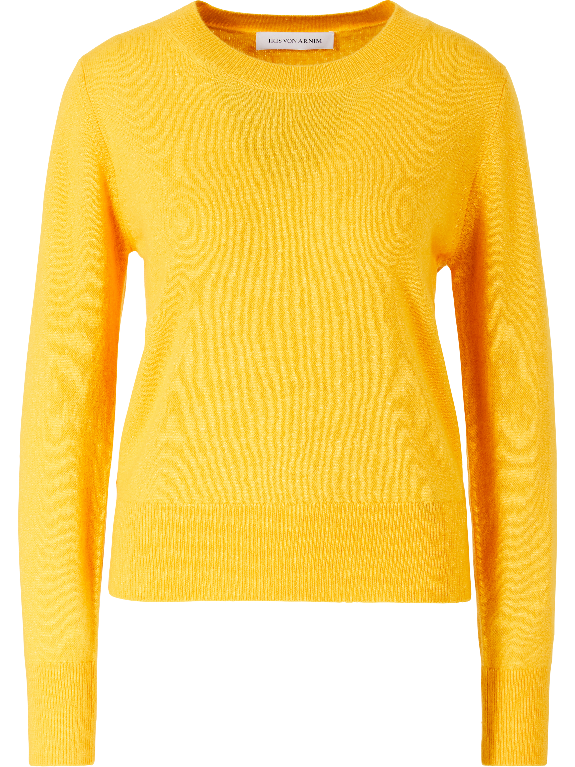 Iris von Arnim Cashmere-Seidenpullover 'NERIS 50' Soleil, Produktansicht – UNGER.DE