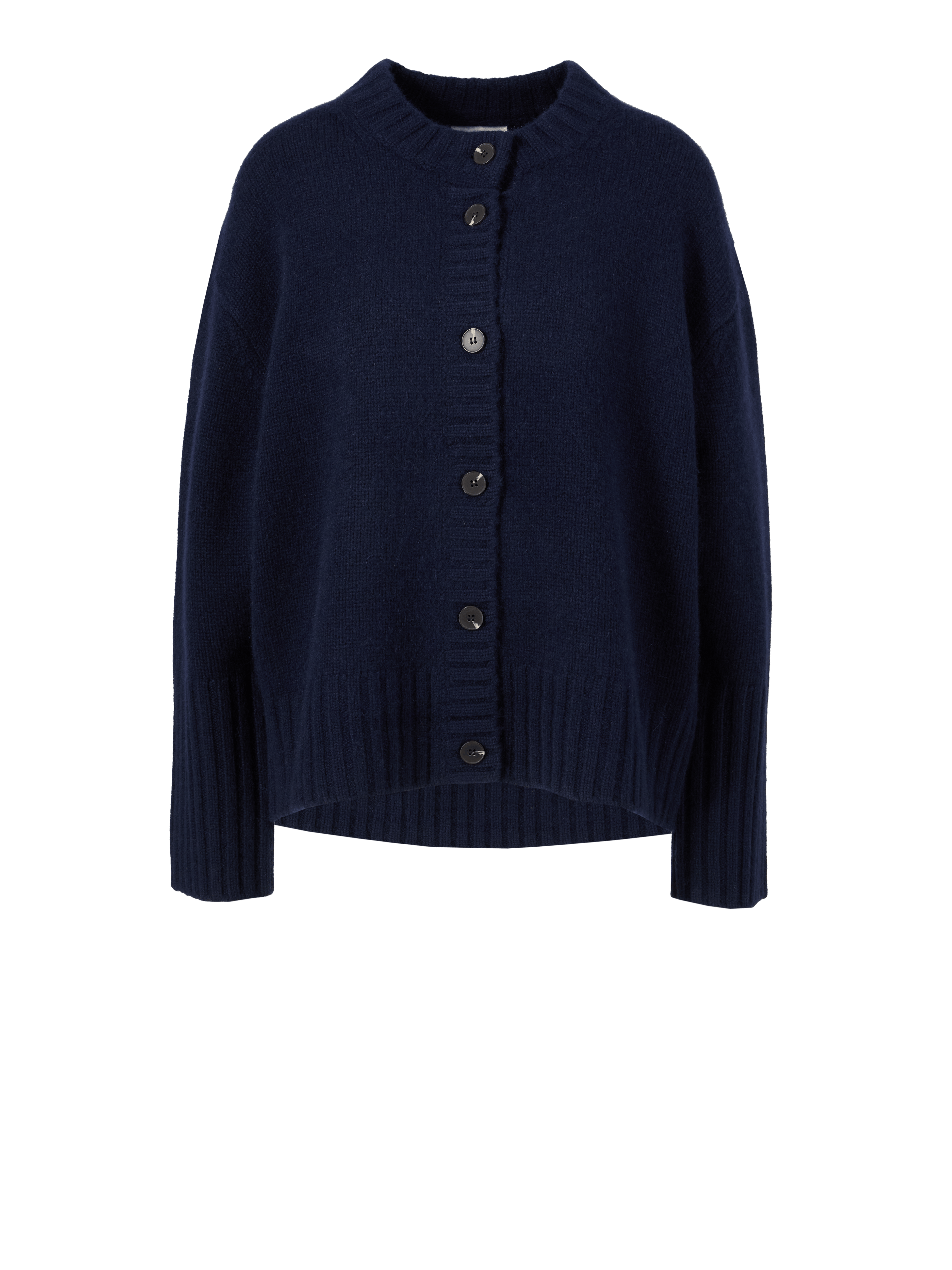 Oversized Cashmere-Strickjacke 'Betty' Marineblau