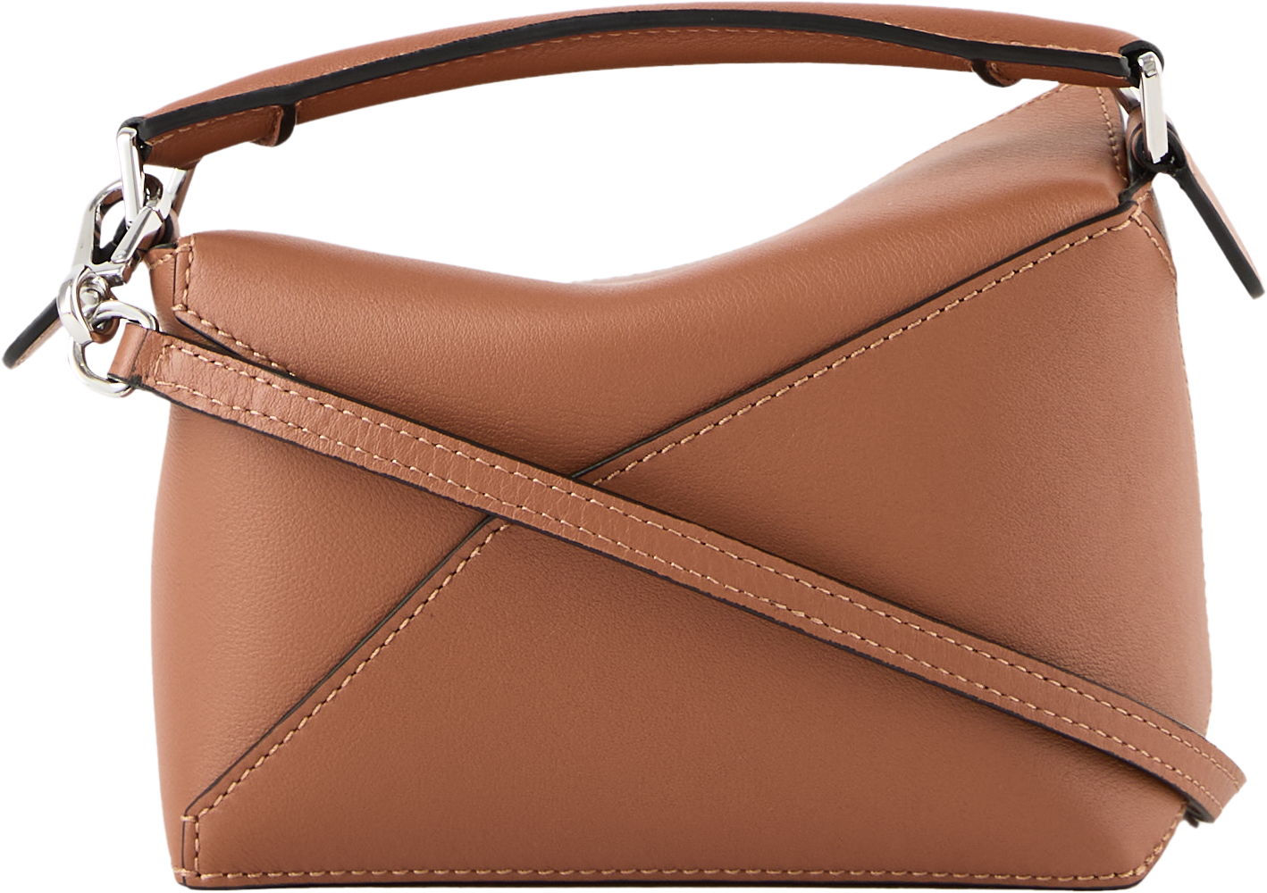 Handtasche 'Puzzle Edge Mini' Tan