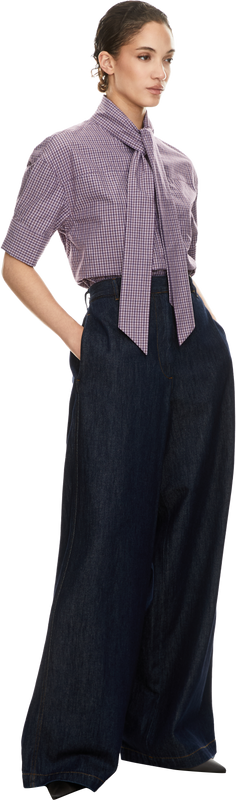 Wide-Leg Jeans 'Penn' Marineblau