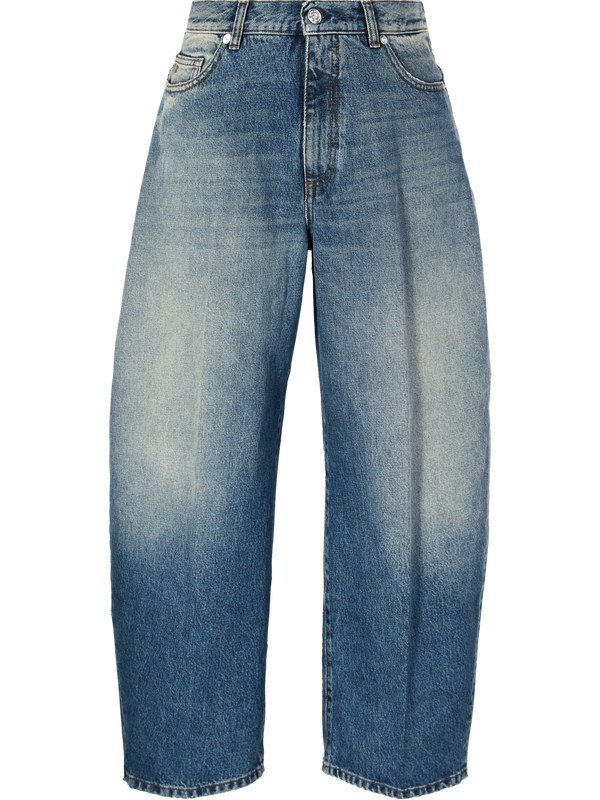 Barrel-Fit Jeans 'Milena' Hellblau