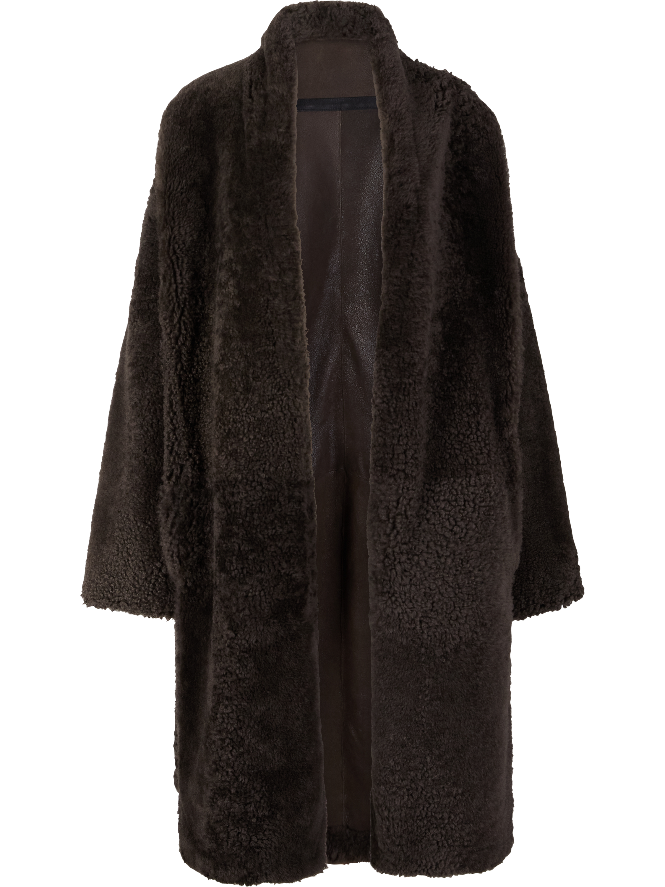 Tom Ford Oversized Lammfellmantel 'Cocoon' Dunkelbraun – UNGER.DE