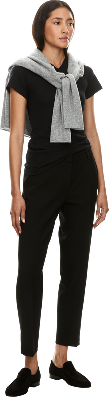 Stoffhose Schwarz