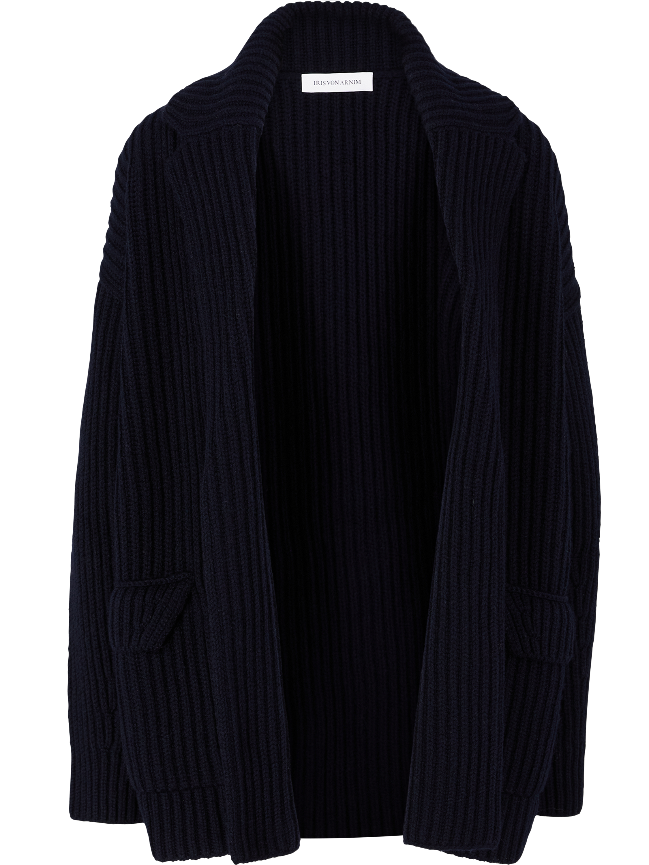 Iris von Arnim 'Panea' Navy Cashmere Cardigan, Product view – UNGER.DE