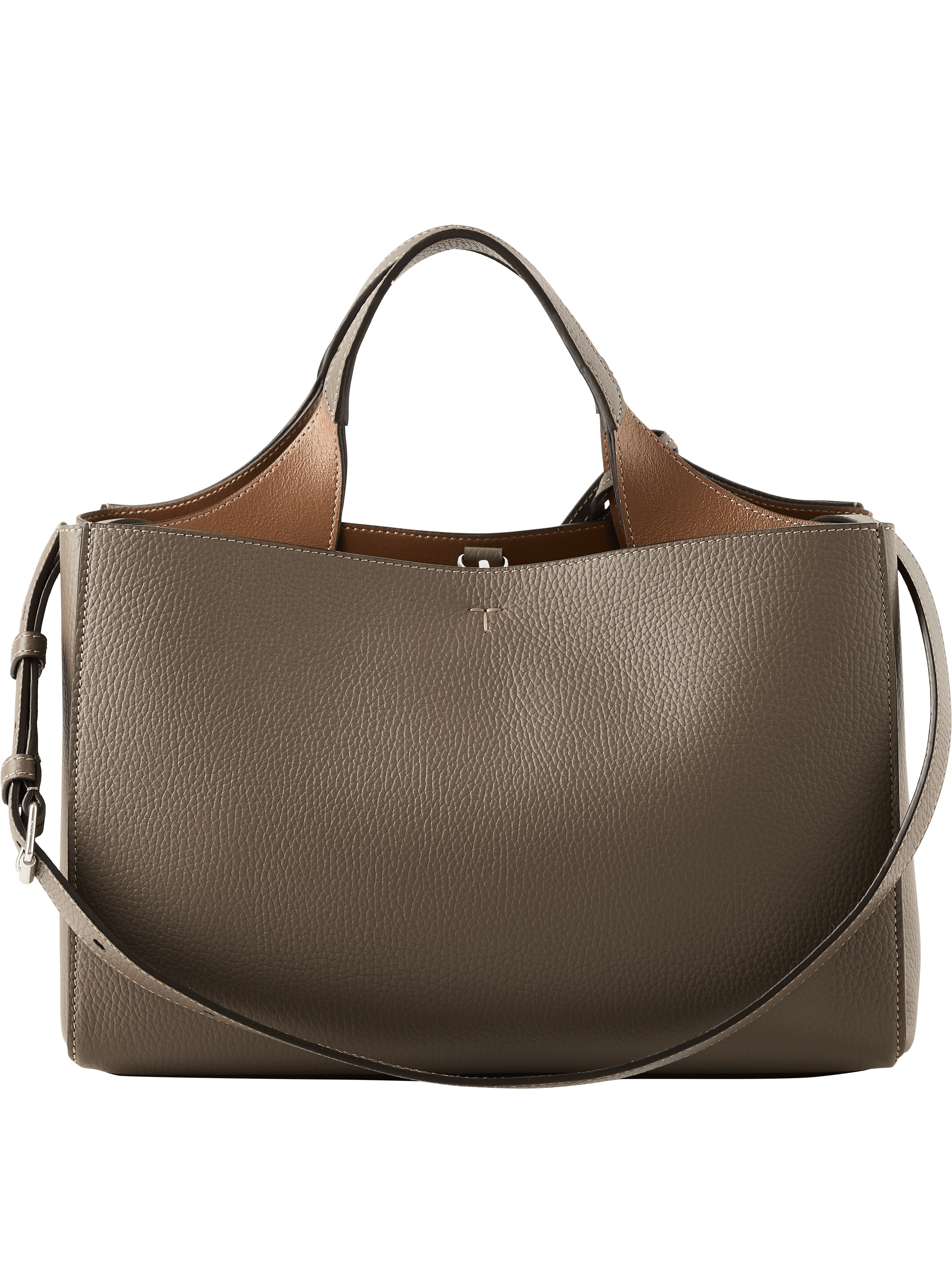 TOD'S Handtasche 'Apa Bag Small' Grau, Rückansicht – UNGER.DE