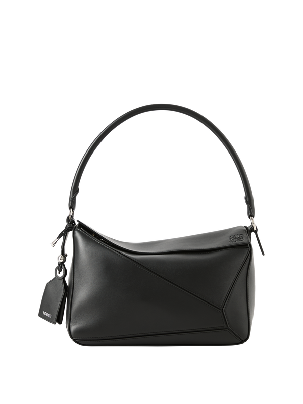 Schultertasche Paula's Ibiza ‘Puzzle Featherlight Medium' Schwarz