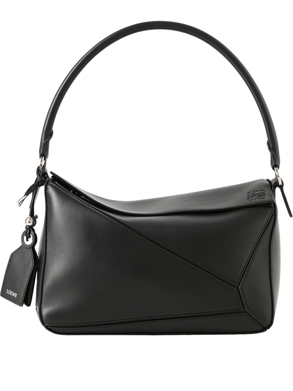 Schultertasche Paula's Ibiza ‘Puzzle Featherlight Medium' Schwarz
