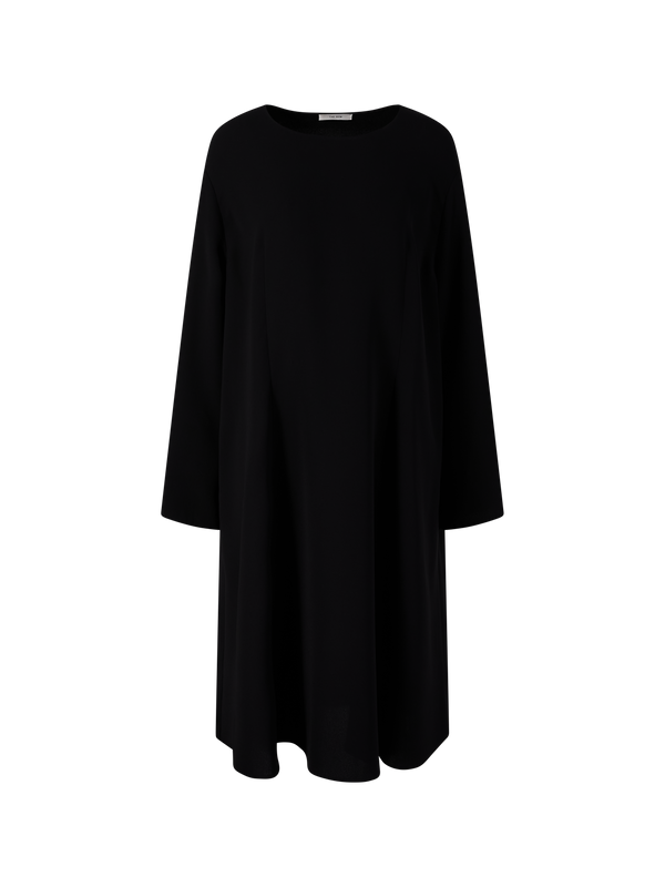 Oversized Seidenkleid 'Kael' Schwarz