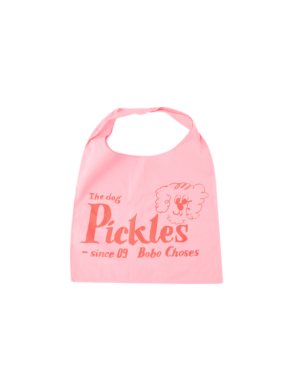 Tragetasche 'Pickles' mit Aufdruck Pink