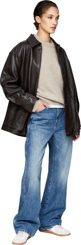 Cashmere-Pullover mit Bubble Silhouette Hazel Melange