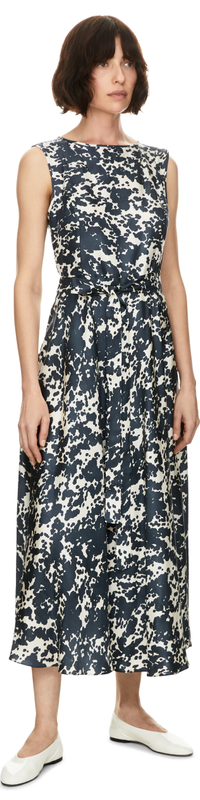 Seidenkleid 'Martina' Marineblau