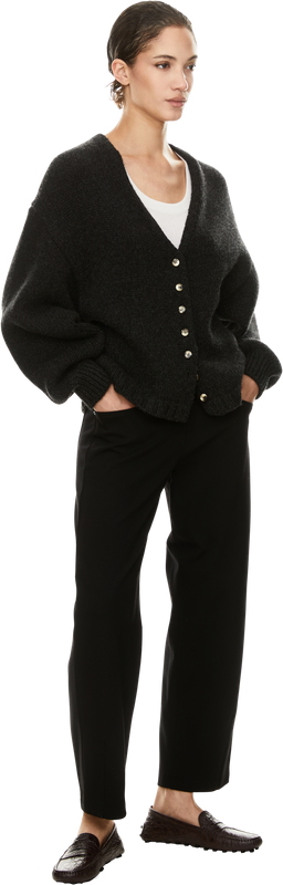 Stoffhose 'Elin Jogg' Schwarz