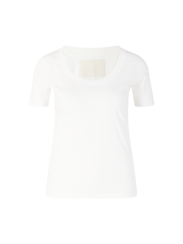 T-Shirt 'Scoop Tee' Weiß