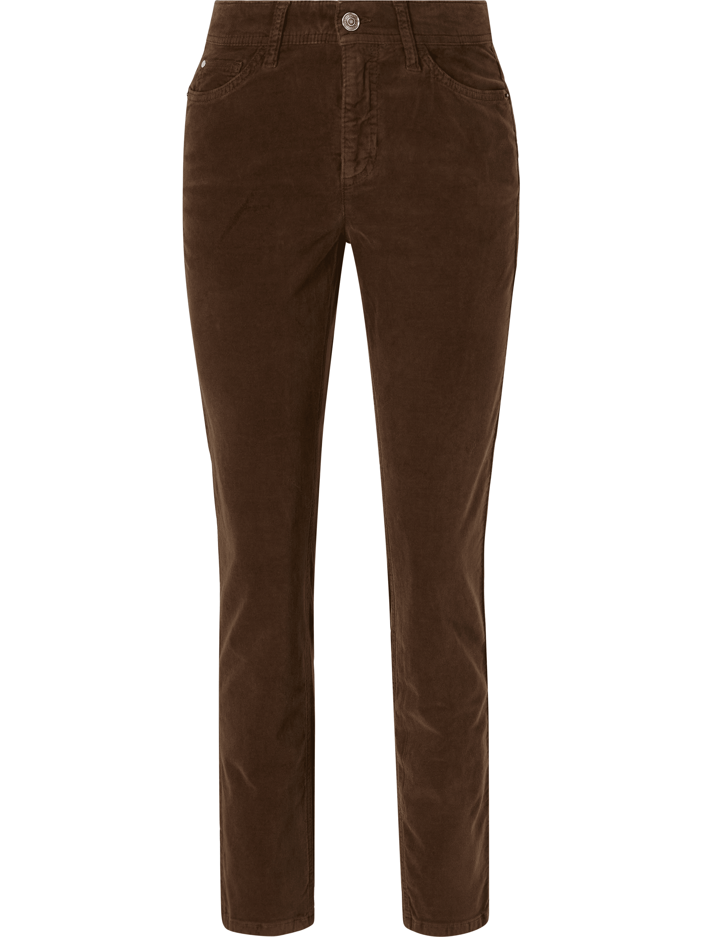 Cambio Cropped Samthose 'Piper' Dunkelbraun, Produktansicht – UNGER.DE