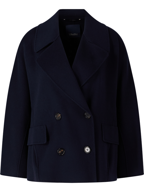 Cabanjacke 'Adele' aus Schurwolle Marineblau