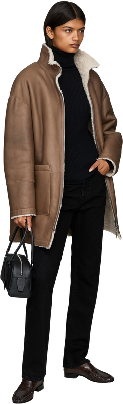 Superfeiner Cashmere-Pullover 'Lawa' mit Rollkragen Nero