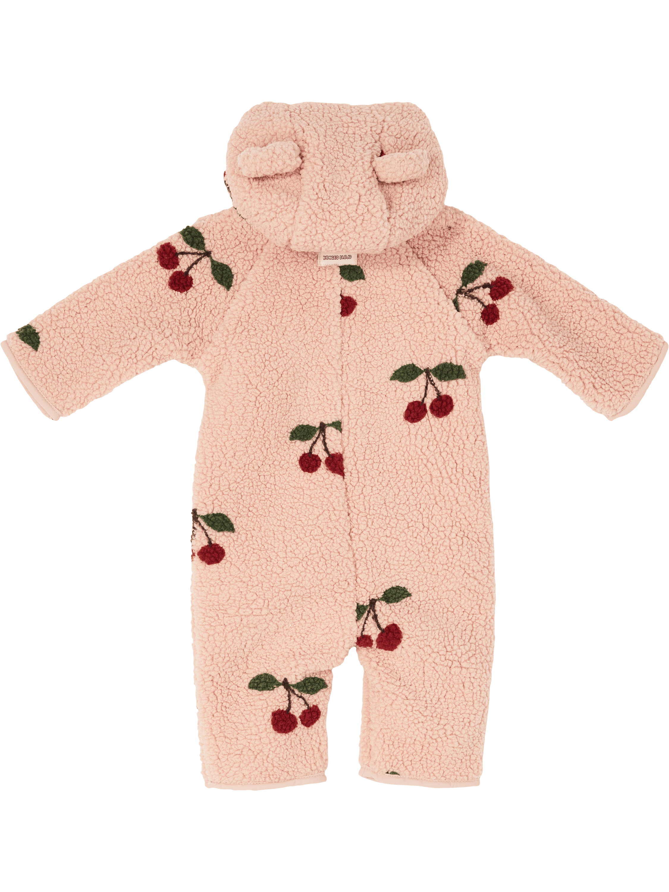 konges slojd 'Jody Teddy' romper with cherry pattern rosé – UNGER.DE