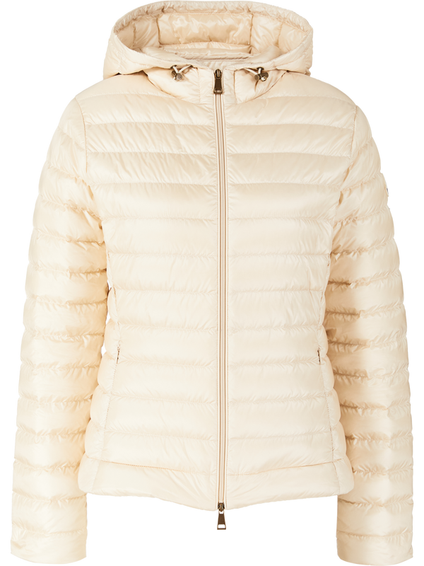 'Igelhood' short down jacket, beige