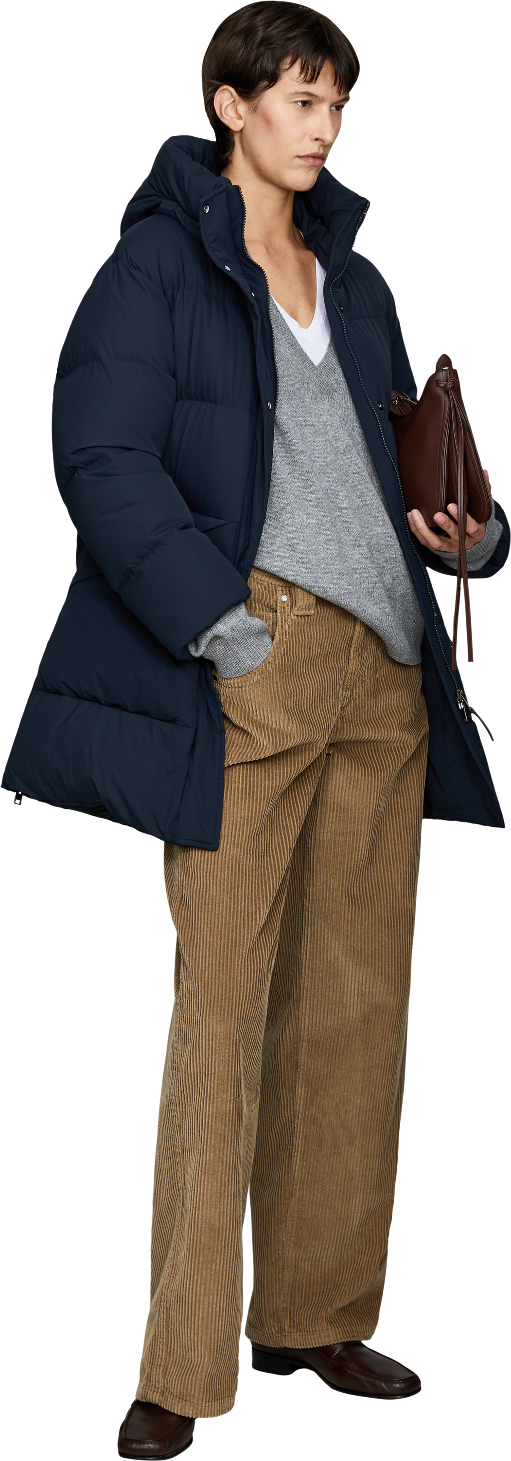 Woolrich Parka 'Madison' mit Steppung Marineblau, Modelansicht – UNGER.DE