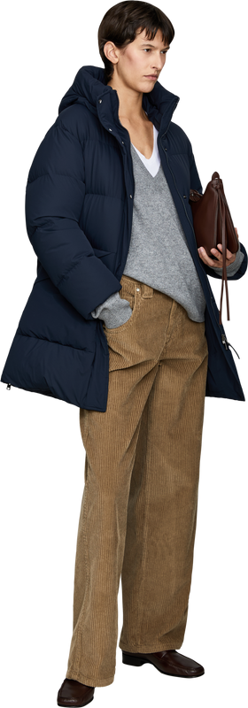 Parka 'Madison' mit Steppung Marineblau