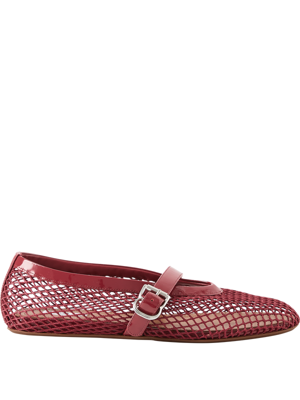Ballerina aus Fischernetz Rot